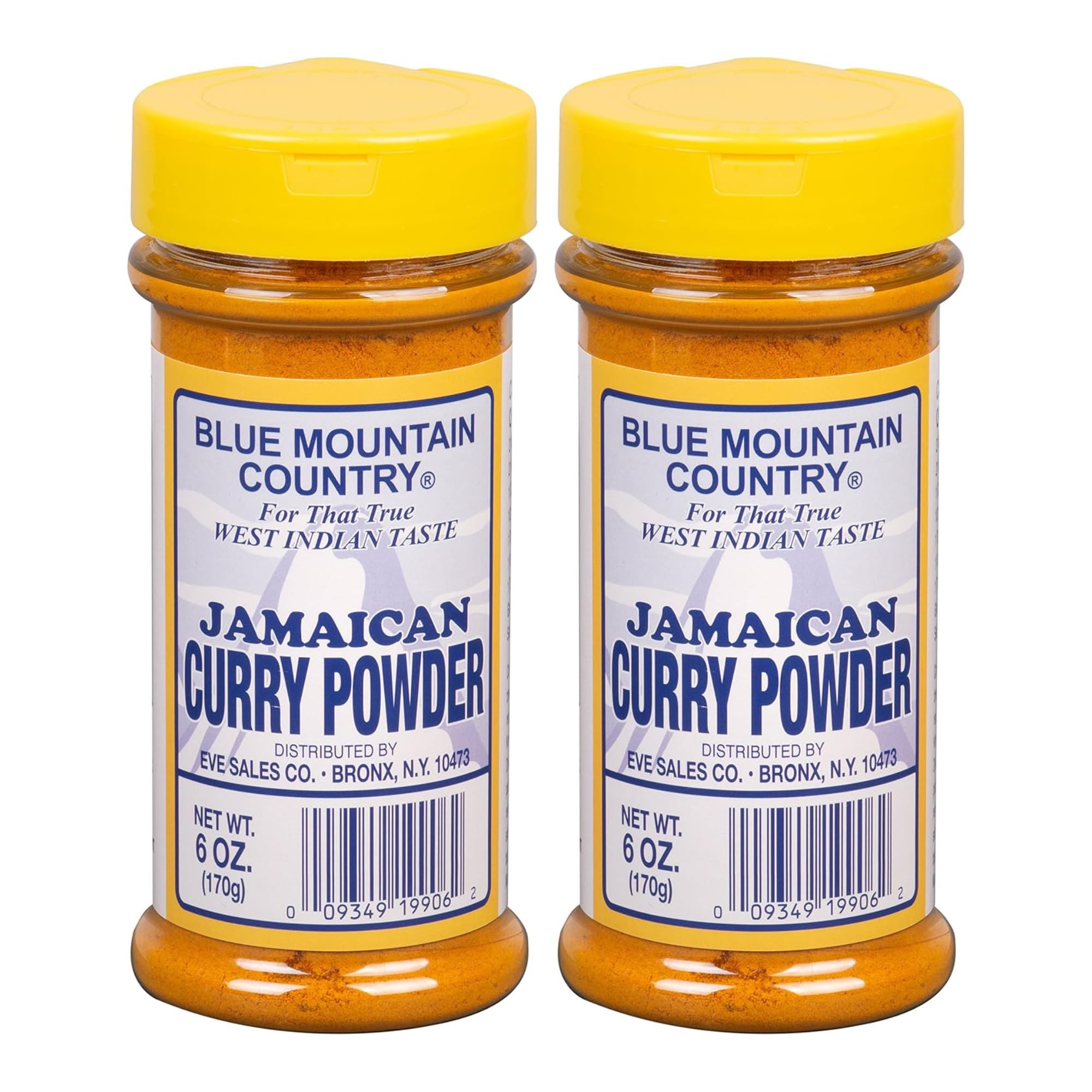 Blue Mountain Country Jamaican Curry Powder bottle pour for quick flavorful meals.