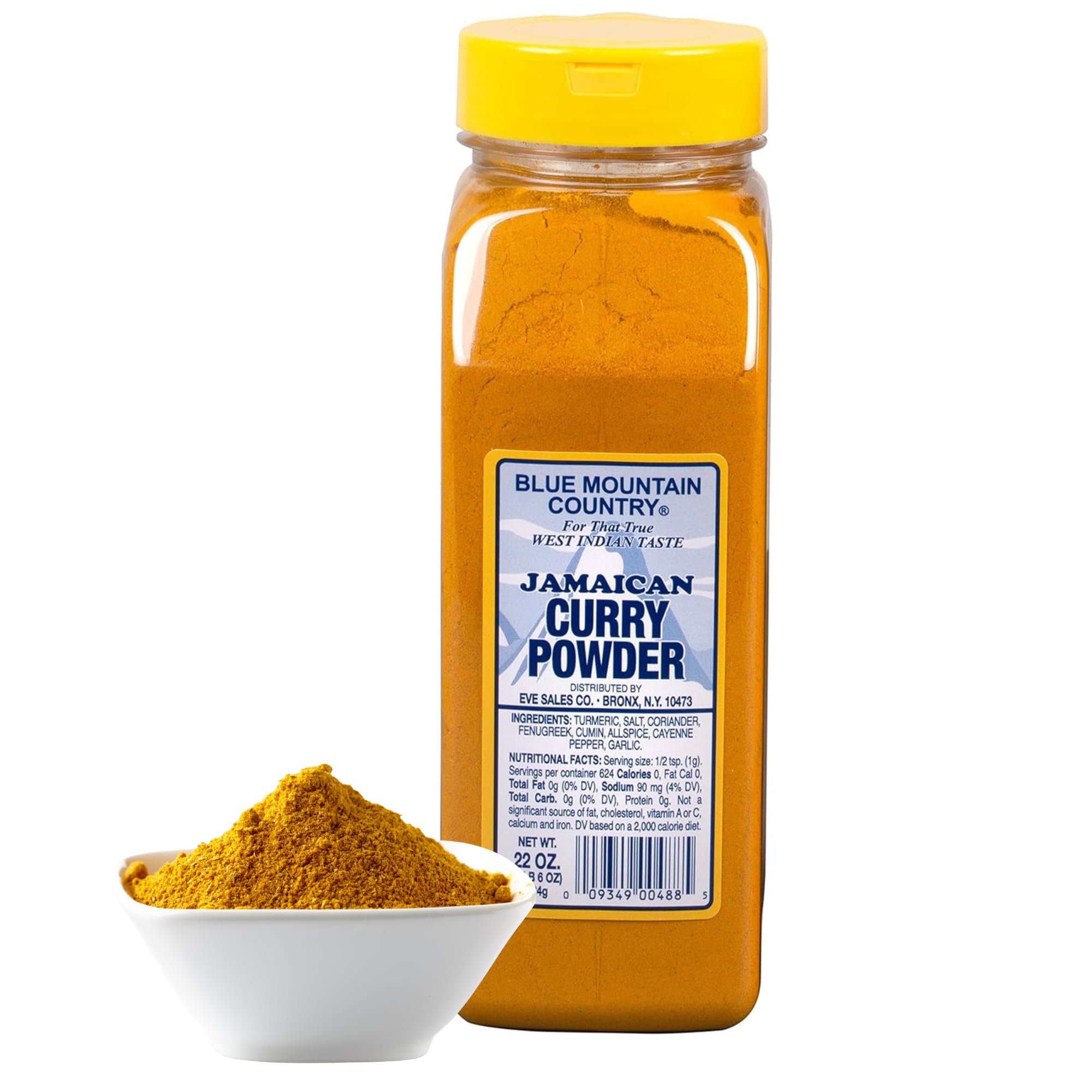 Blue Mountain Country Jamaican Curry Powder dusted on a meat dish for mild warmth