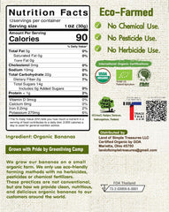 Blue Orchid Organic sun dried bananas close-up texture highlights a chewy bite.