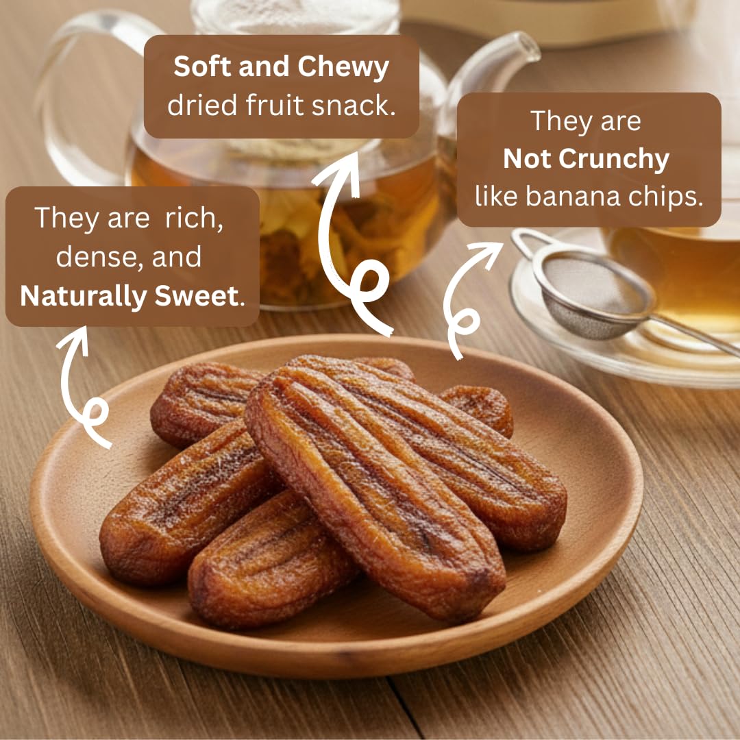 Blue Orchid Organic sun dried bananas vegan-friendly snack for all ages.