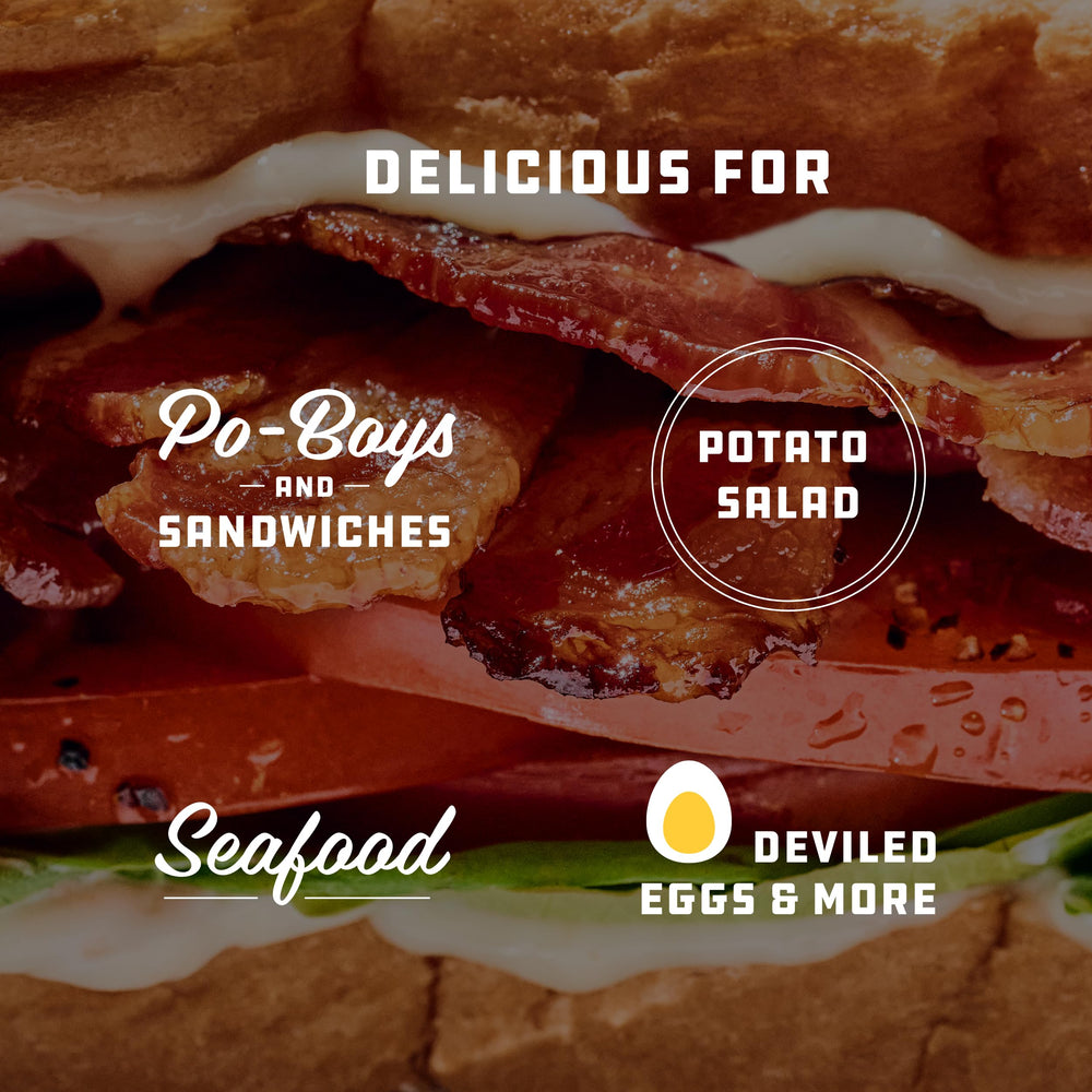 Blue Plate Real Mayonnaise sandwich-spread on a toasted sandwich for rich flavor.