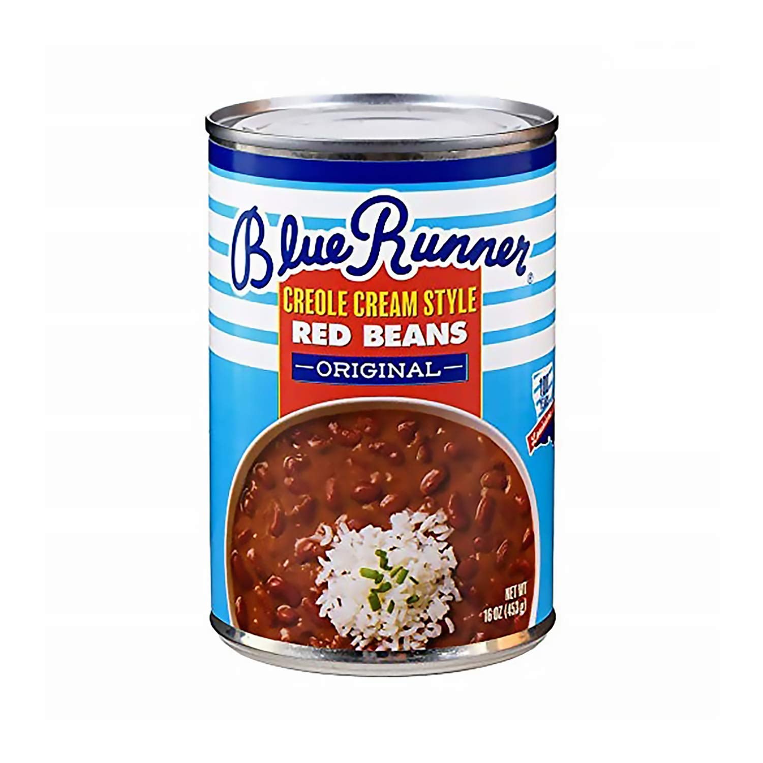 Blue Runner Creole Cream Style Red Beans slow-cooked texture, ideal for creamy gumbo base.