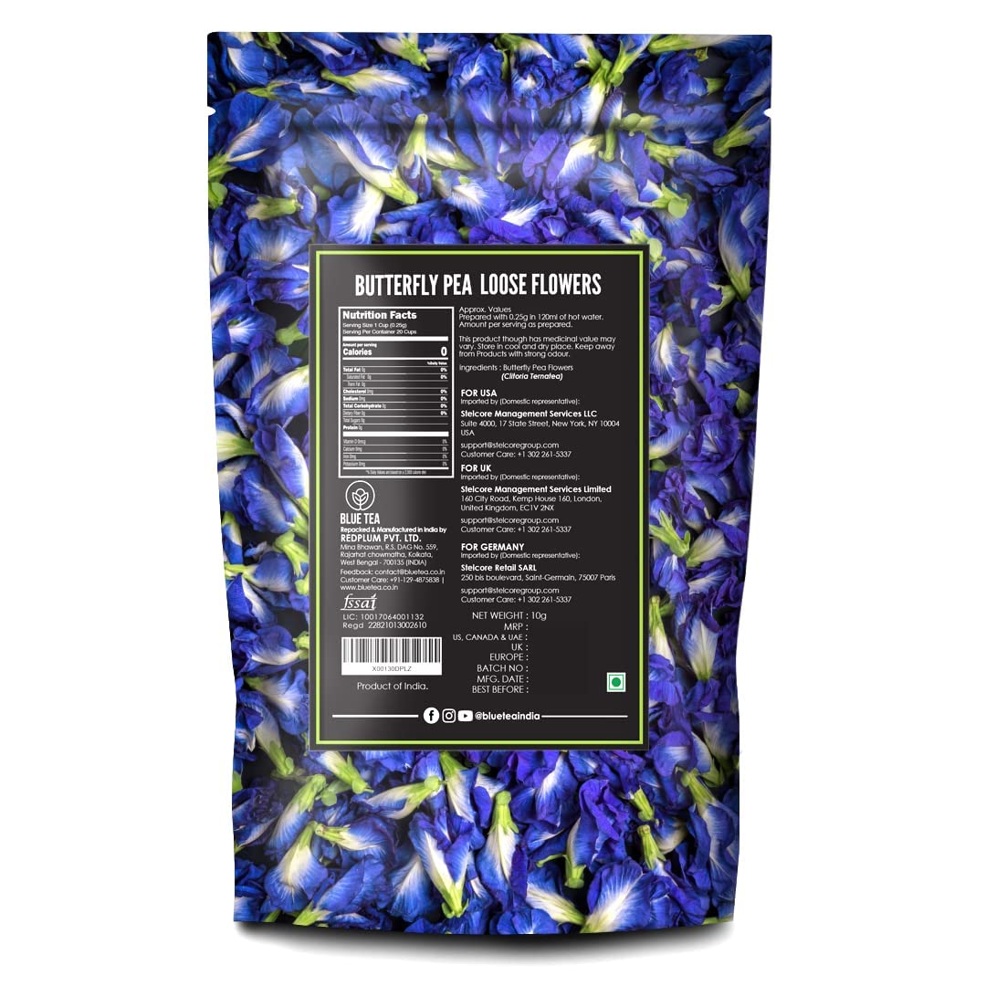 Blue Tea Butterfly Pea Flower Tea recipes for cocktails and desserts