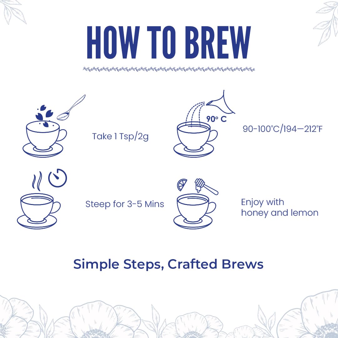 Blue Tea butterfly pea hibiscus tea in a clear cup