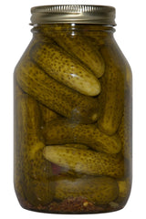 Bluebonnet Creek Farms pickle brine close-up, ideal for marinating and enhancing dishes.