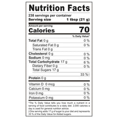BLUE GREEN ORGANICS LIGHT agave syrup label close-up showing vegan and non-GMO features.