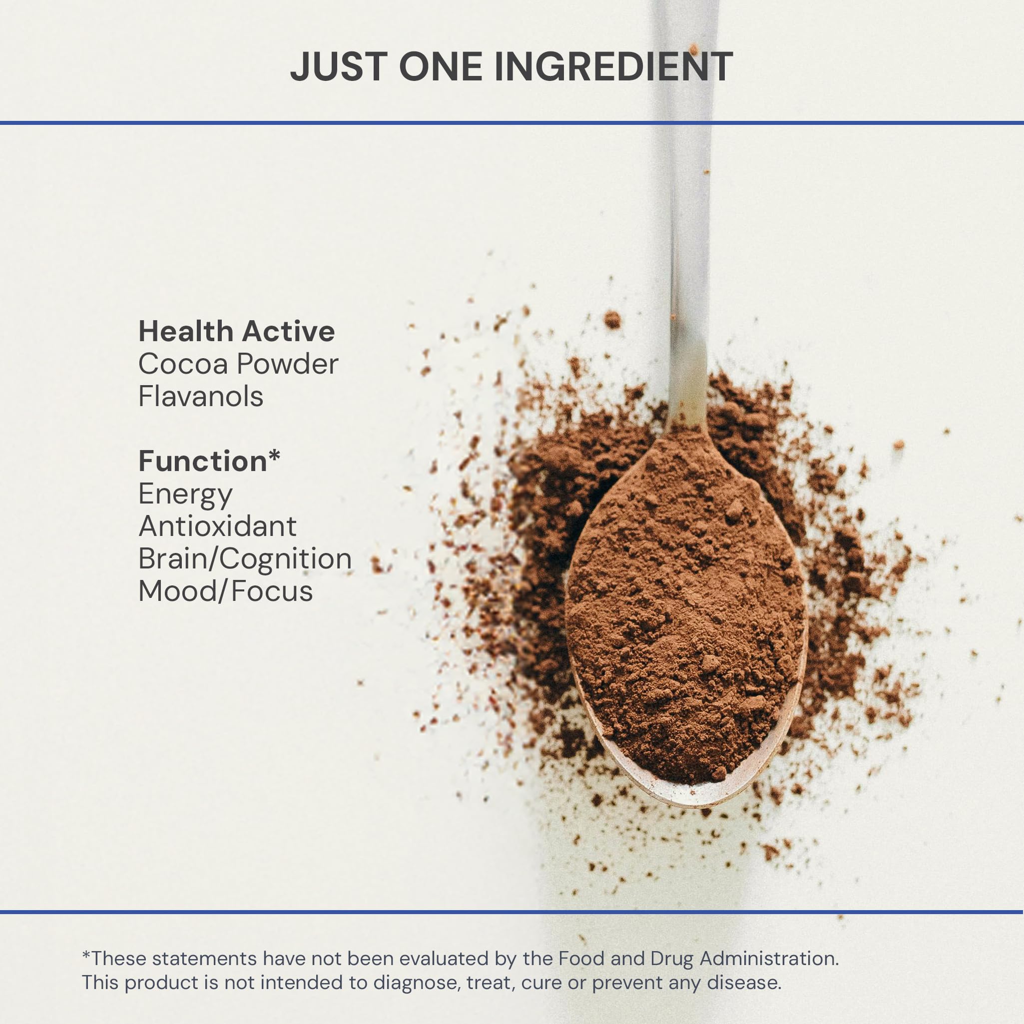 Blueprint Bryan Johnson hot cocoa cup promoting clean energy with naturally sourced caffeine