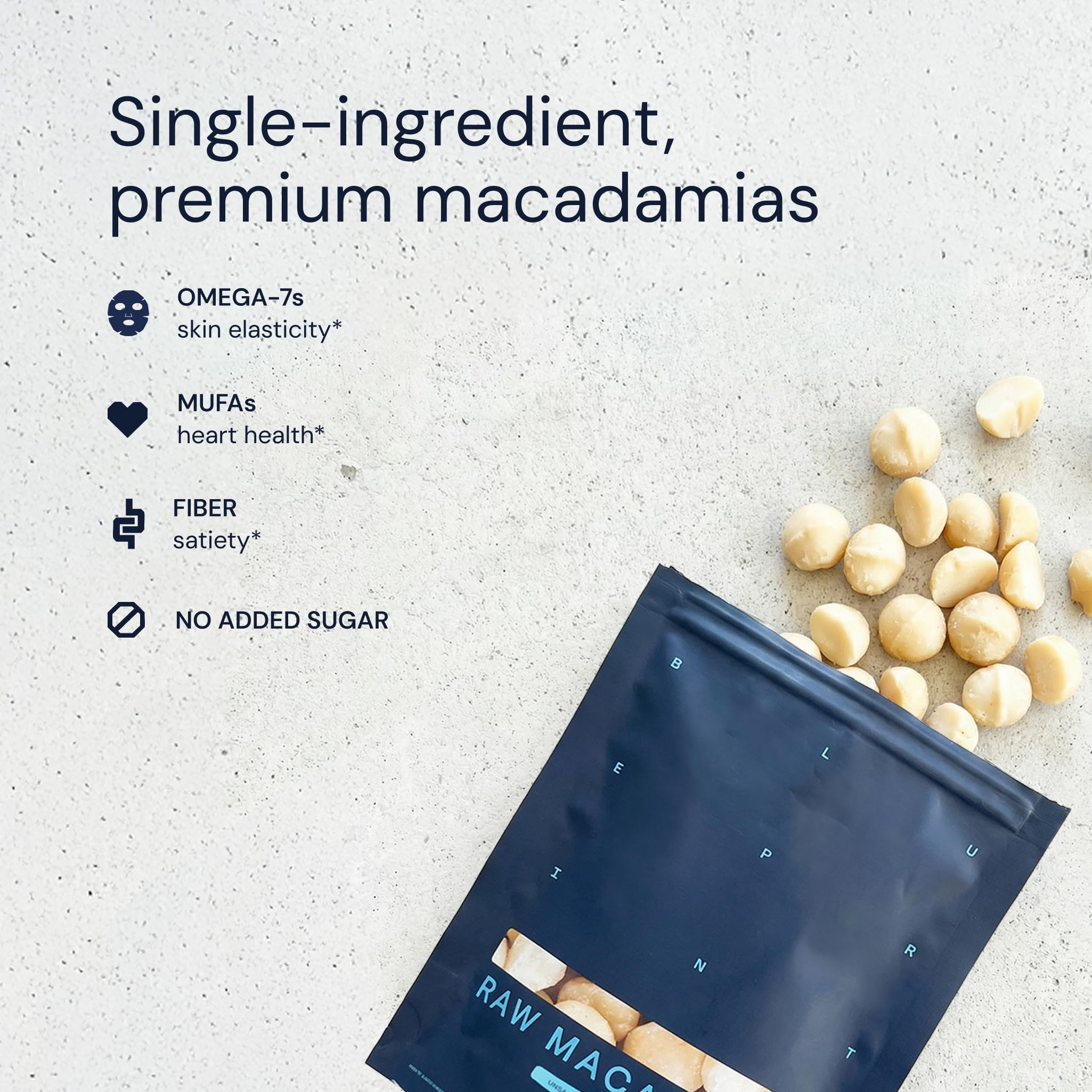 Blueprint Bryan Johnson raw macadamia nuts in bowl perfect snack