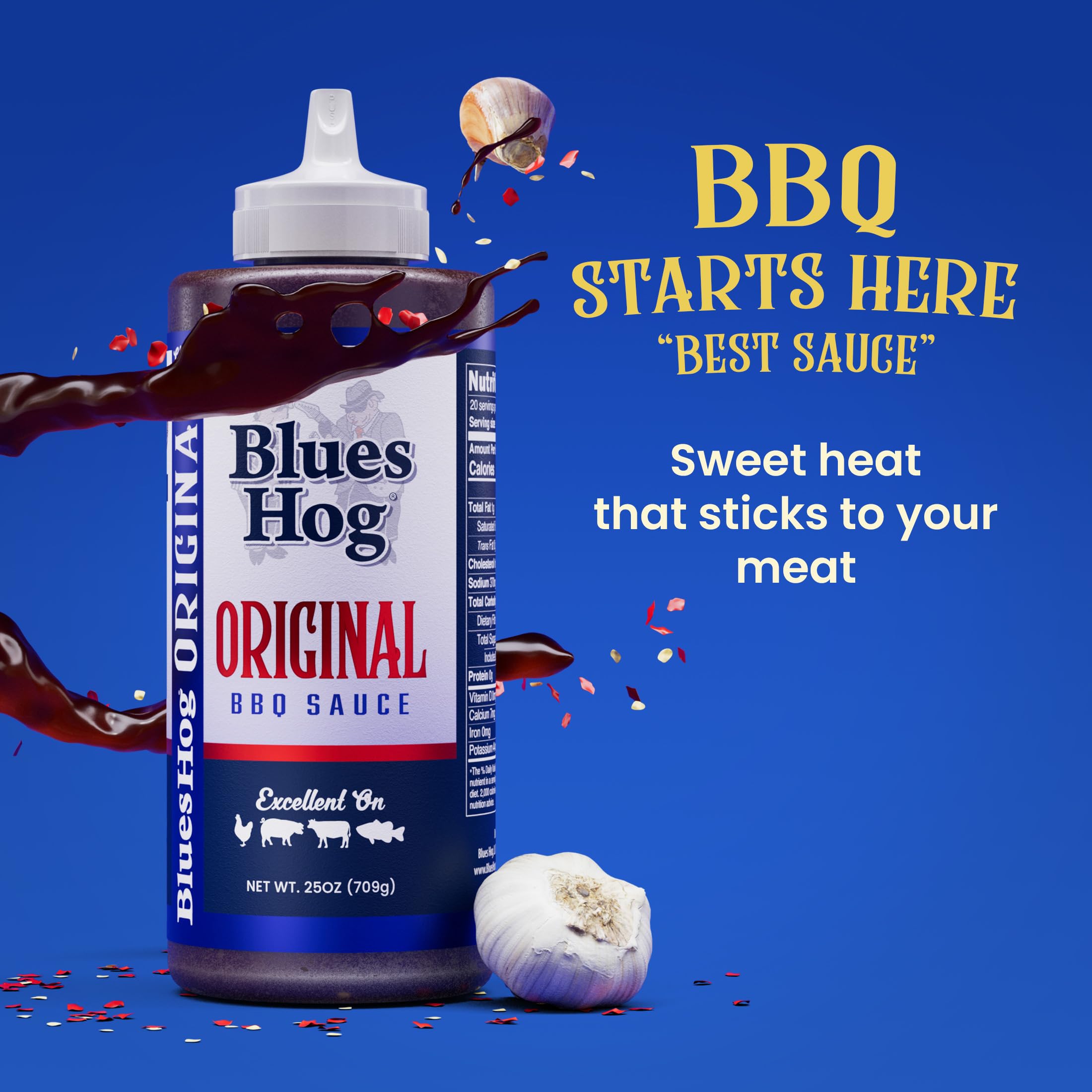 Blues Hog Original BBQ dipping sauce ideal for wings and sides