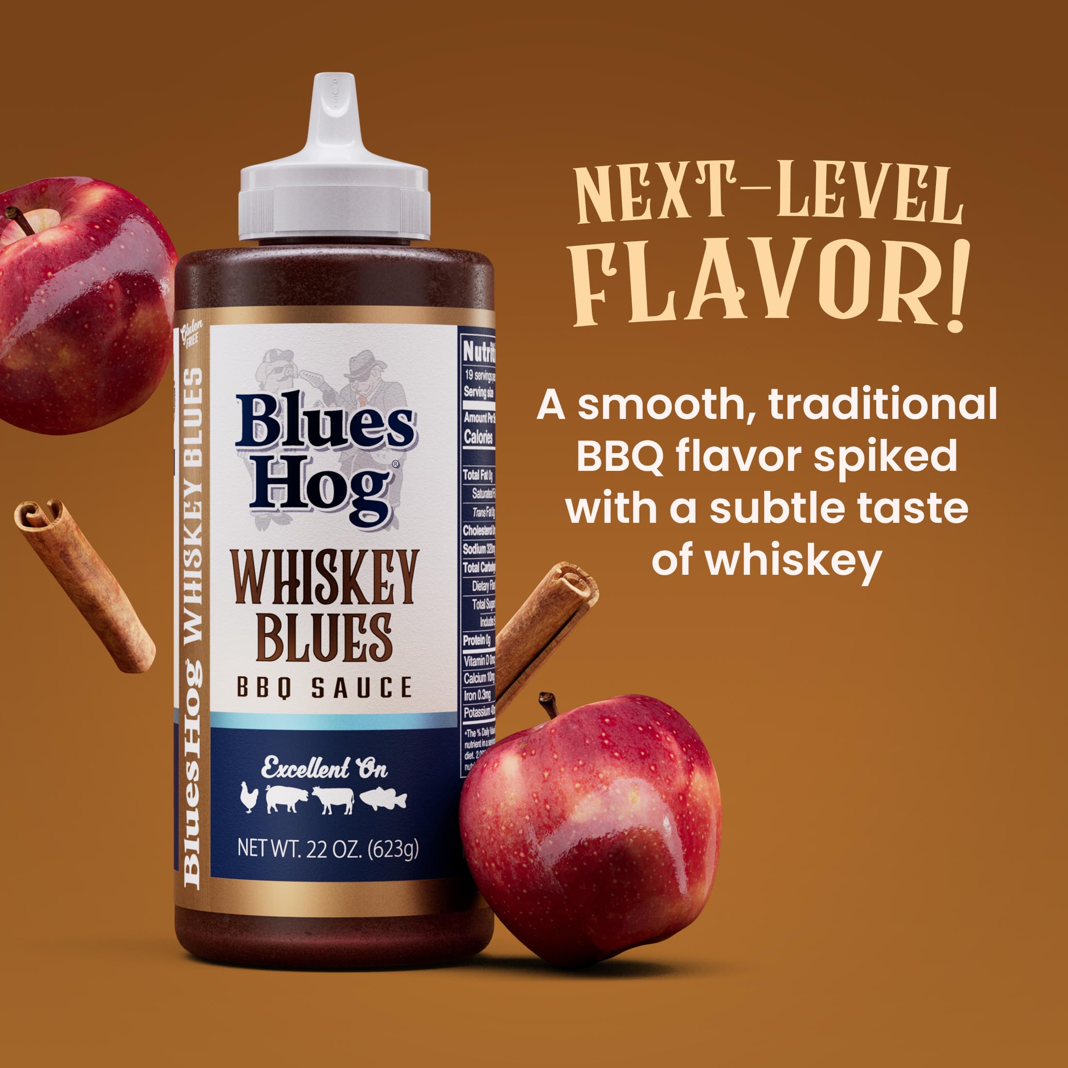 Blues Hog Whiskey Blues sauce on a dipping plate for flavor
