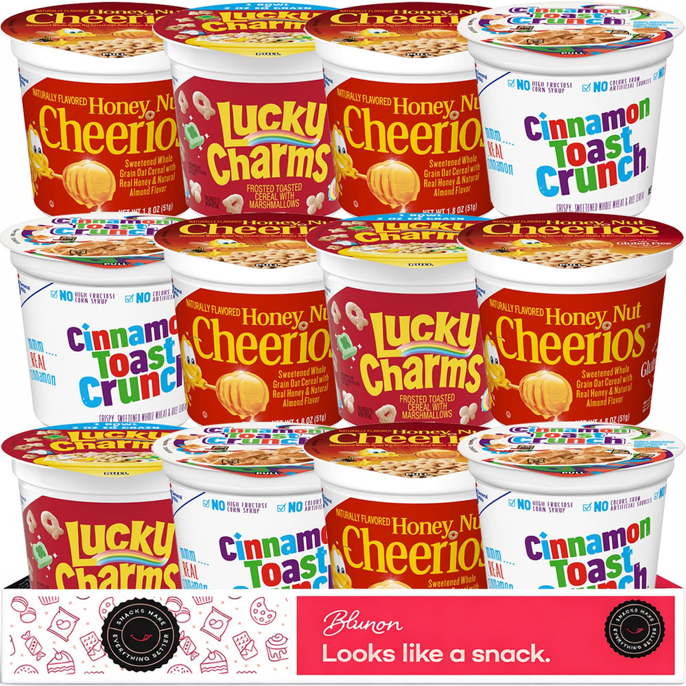 Blunon Cinnamon Toast Crunch cups, crispy crunch for quick breakfasts.