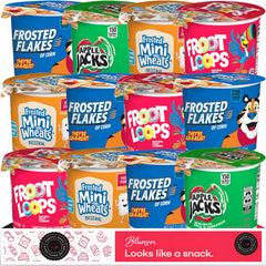 Blunon Cereal Cups variety pack ready for quick breakfasts on the go.