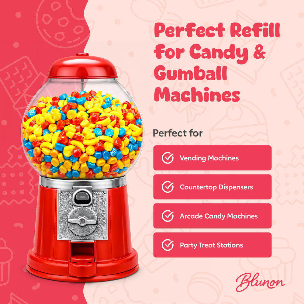Blunon fruit-shaped hard candy bulk pack resealable keeps freshness
