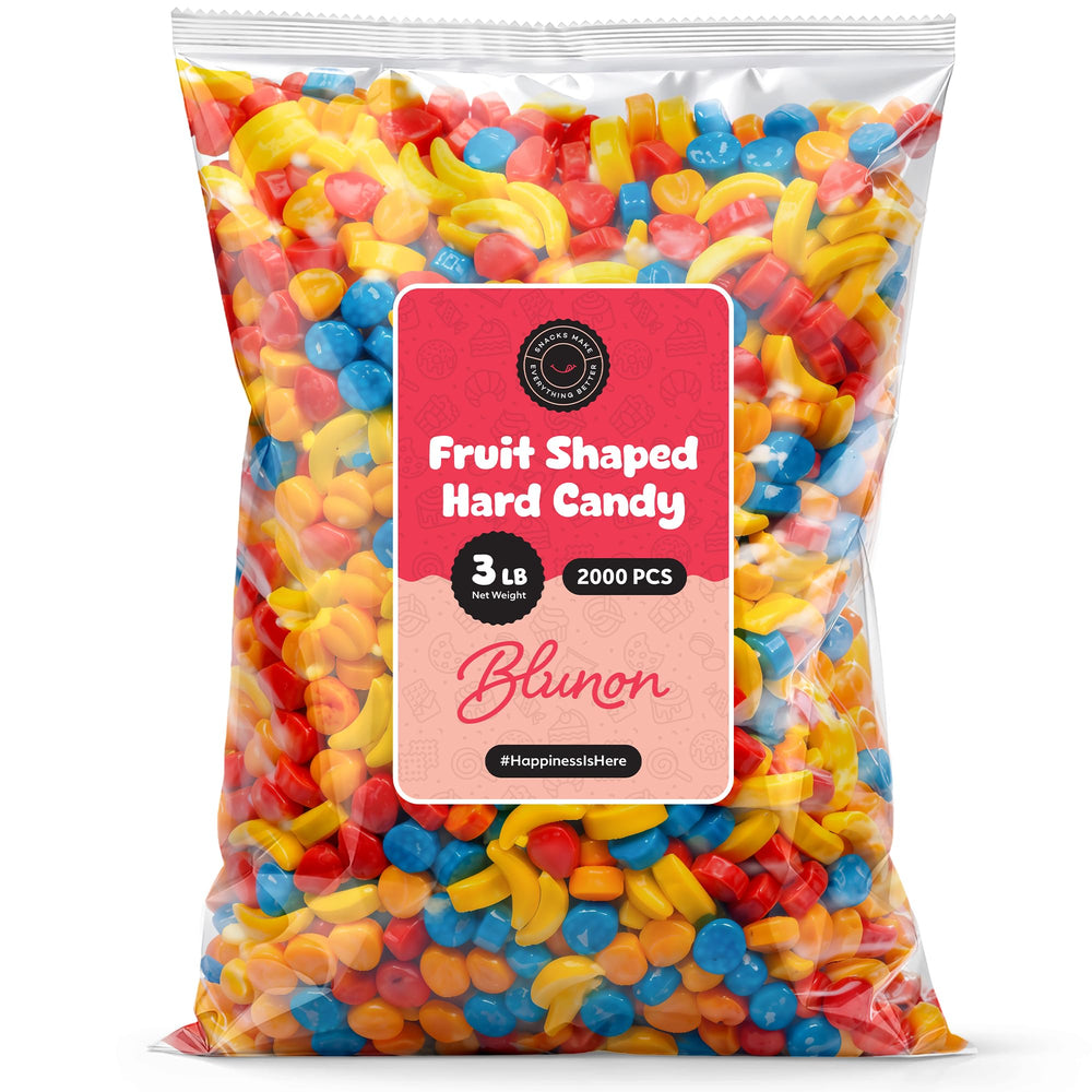 Blunon fruit-shaped hard candy gumball machine refills for restocks