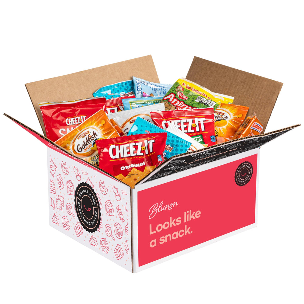 Blunon Gift Box Care Package—assorted crackers ideal for gifting.