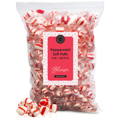 Blunon Peppermint Puffs bulk 4 lb bag for sharing and gifting
