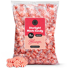 Blunon Peppermint Starlight Mints bulk bag displayed, ideal for parties and gatherings