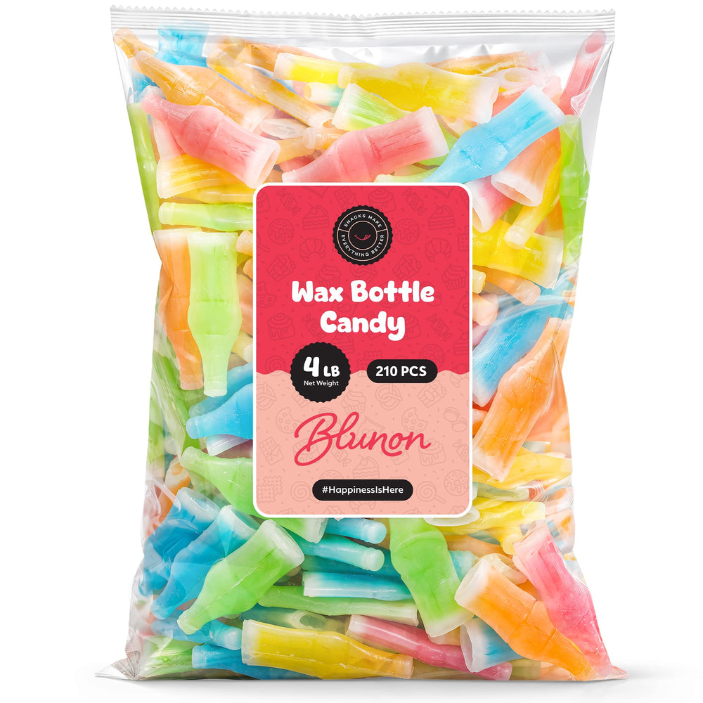 Blunon wax bottle candy sharing friendly option for school events.