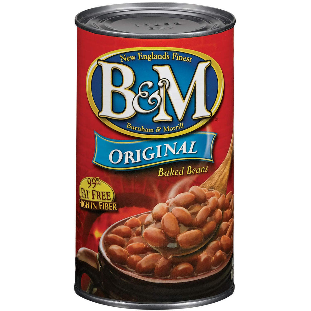 B&M Baked Beans Original offer fiber and protein for a satisfying bite.