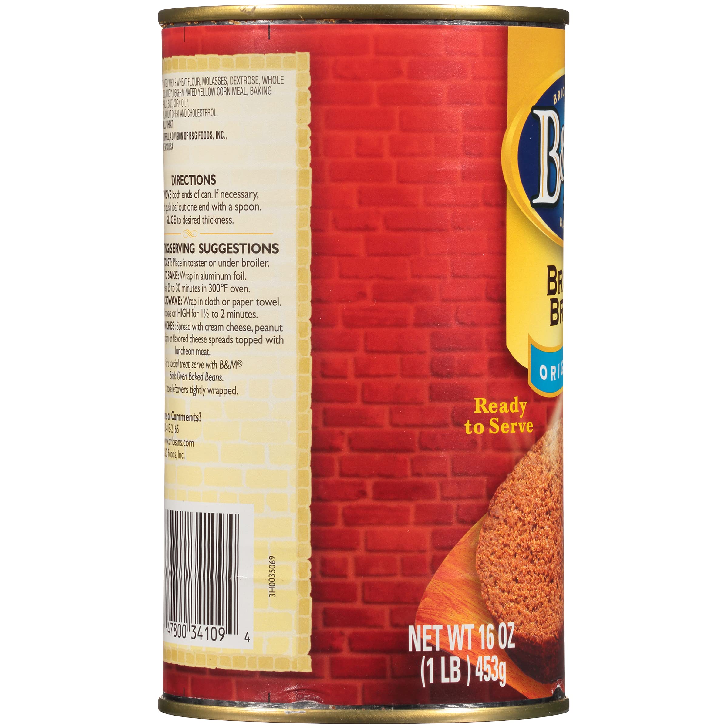 Packaging of B&M Brown Bread Original ensures freshness for busy days.
