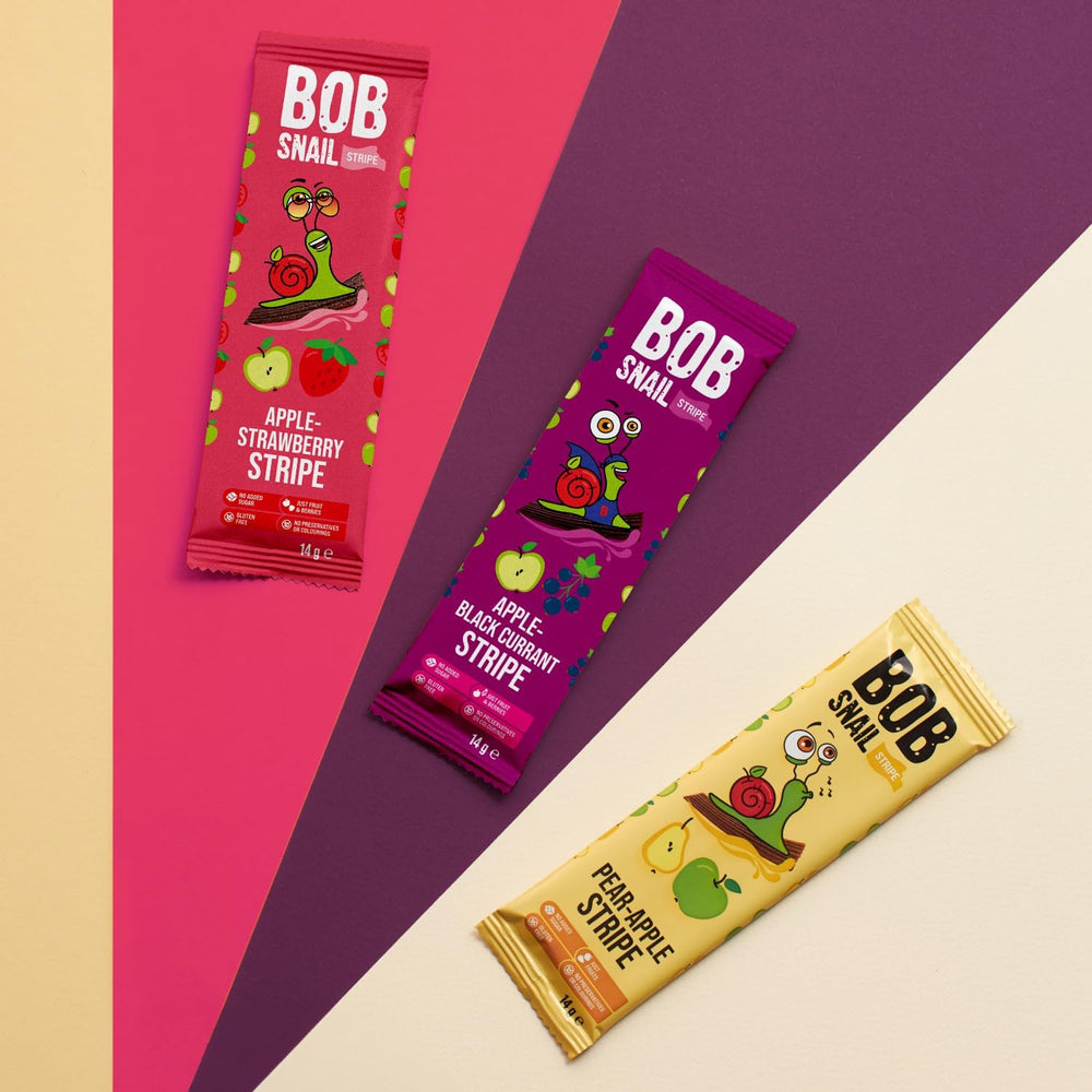 Bob Snail Allergen-free, nut-free packaging ensures safe snacking.