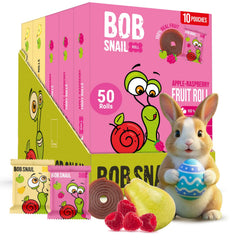 Bob Snail Fruit Roll-Ups packfront showing the 500g bulk pack for sharing