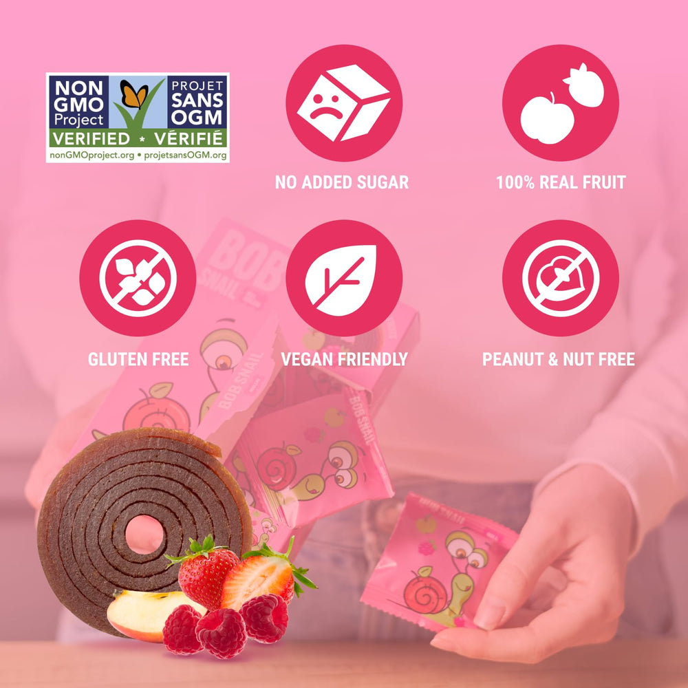 Bob Snail Fruit Roll Ups post-workout snack option for natural energy.