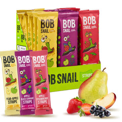 Bob Snail box of 30 gluten-free fruit snacks for on-the-go snacking.