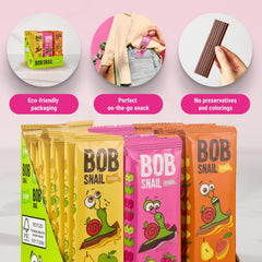 Bob Snail vegan low-carb snack pack, convenient and portable for daily use.