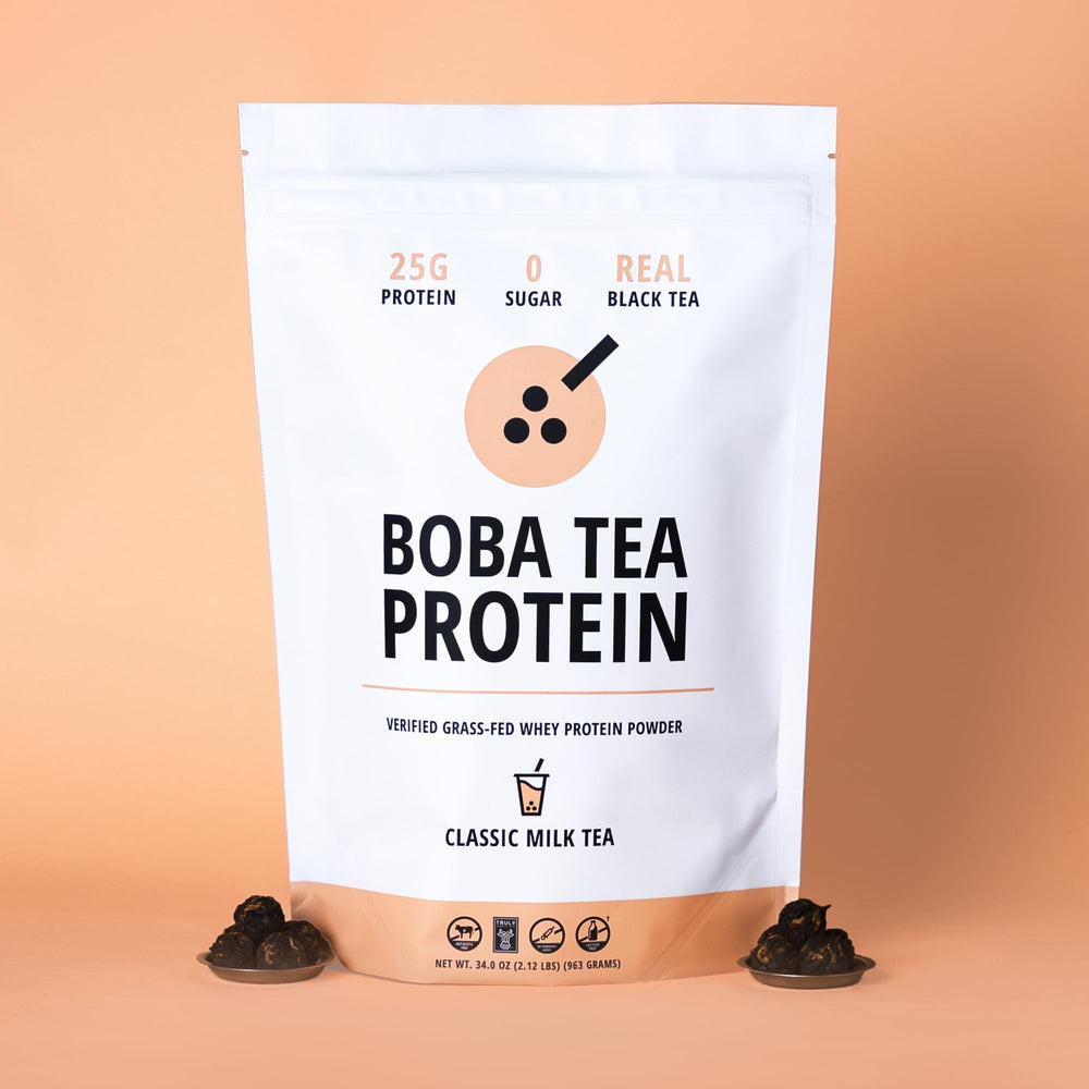 Real ingredients like black tea and taro capture authentic taste