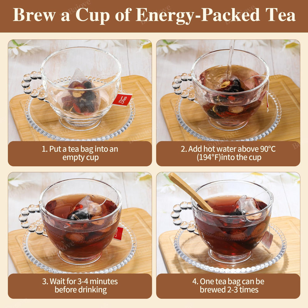 BoBaiove Kidney Tea packaging and label highlight the traditional recipe.