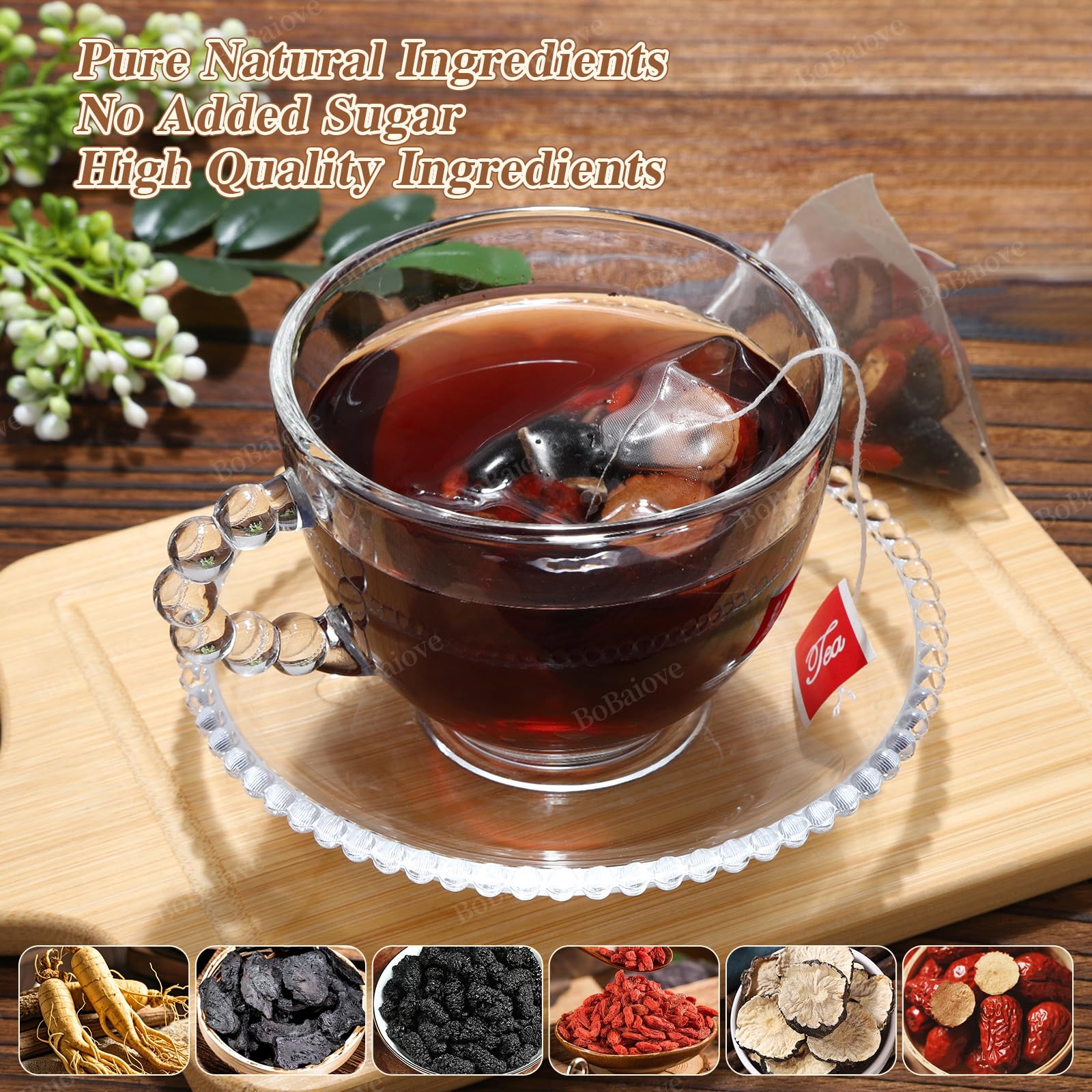 BoBaiove Kidney Tea storage dry pack helps keep ingredients fresh.