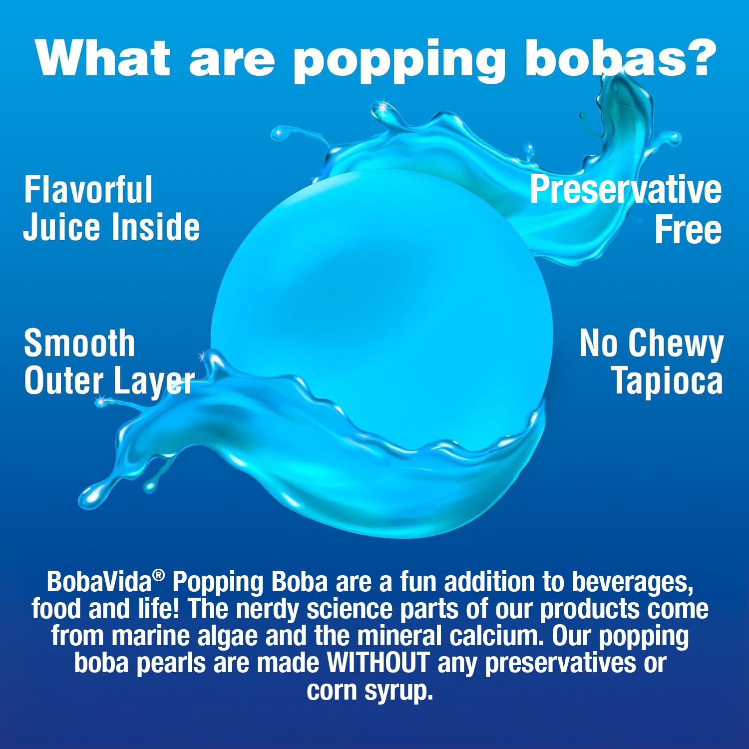 Bobavida ICEE flavor-forward pearls brighten drinks and desserts