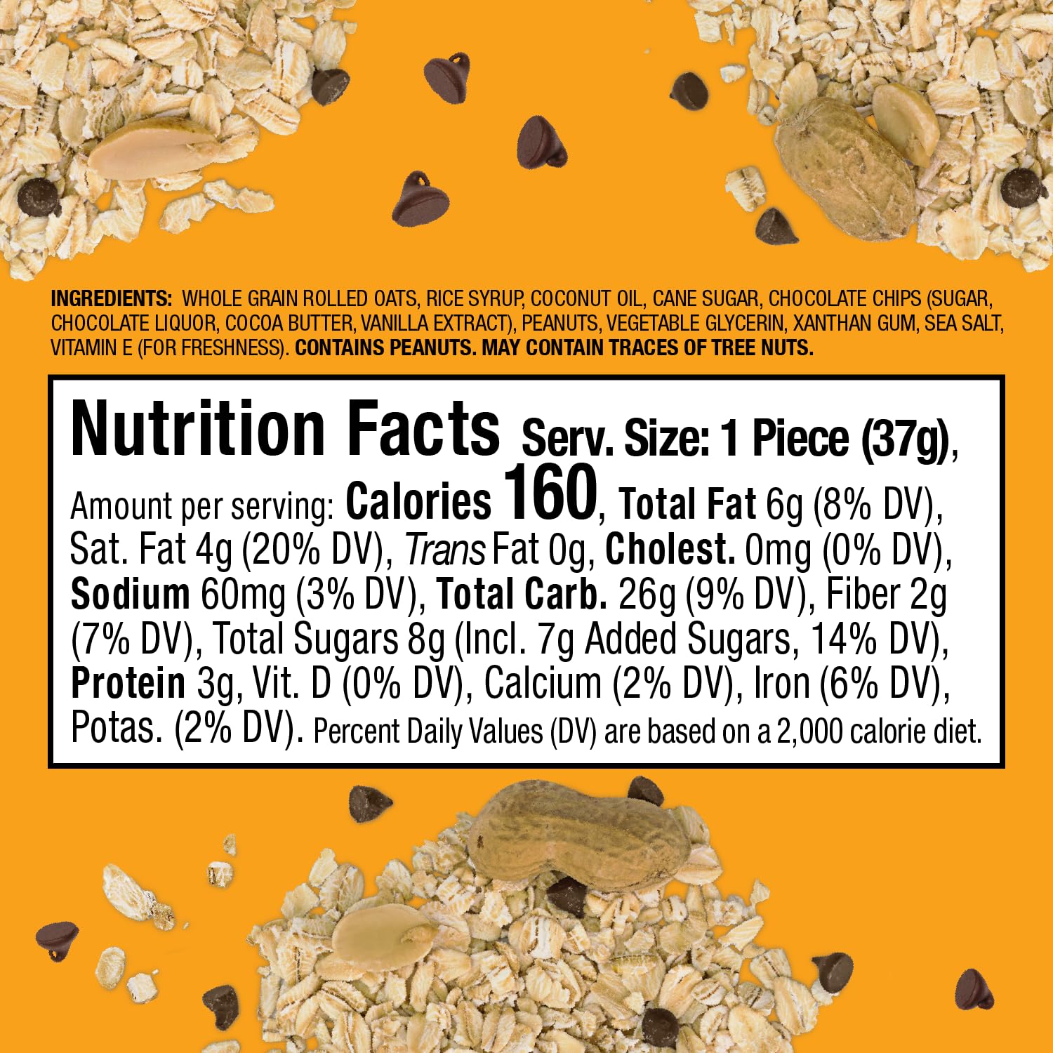 Bobo's Bites ingredients on shelf, simple wholesome oats highlighted.