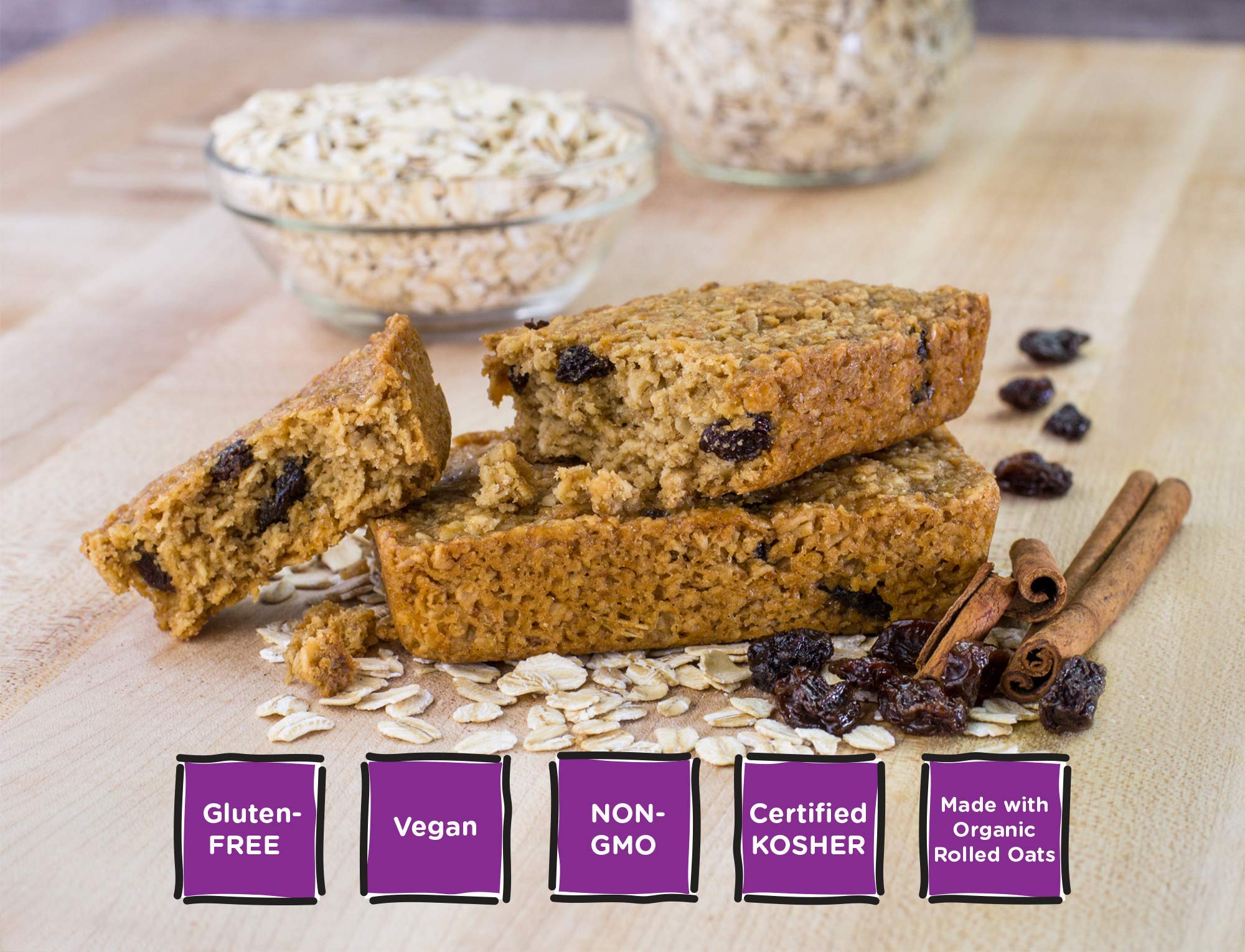 Bobo's oat bar with whole grain oats supports steady afternoon energy.