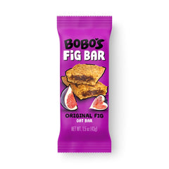Bobo's Fig Bar 30 Original Fig front view, easy on-the-go energy for busy days.
