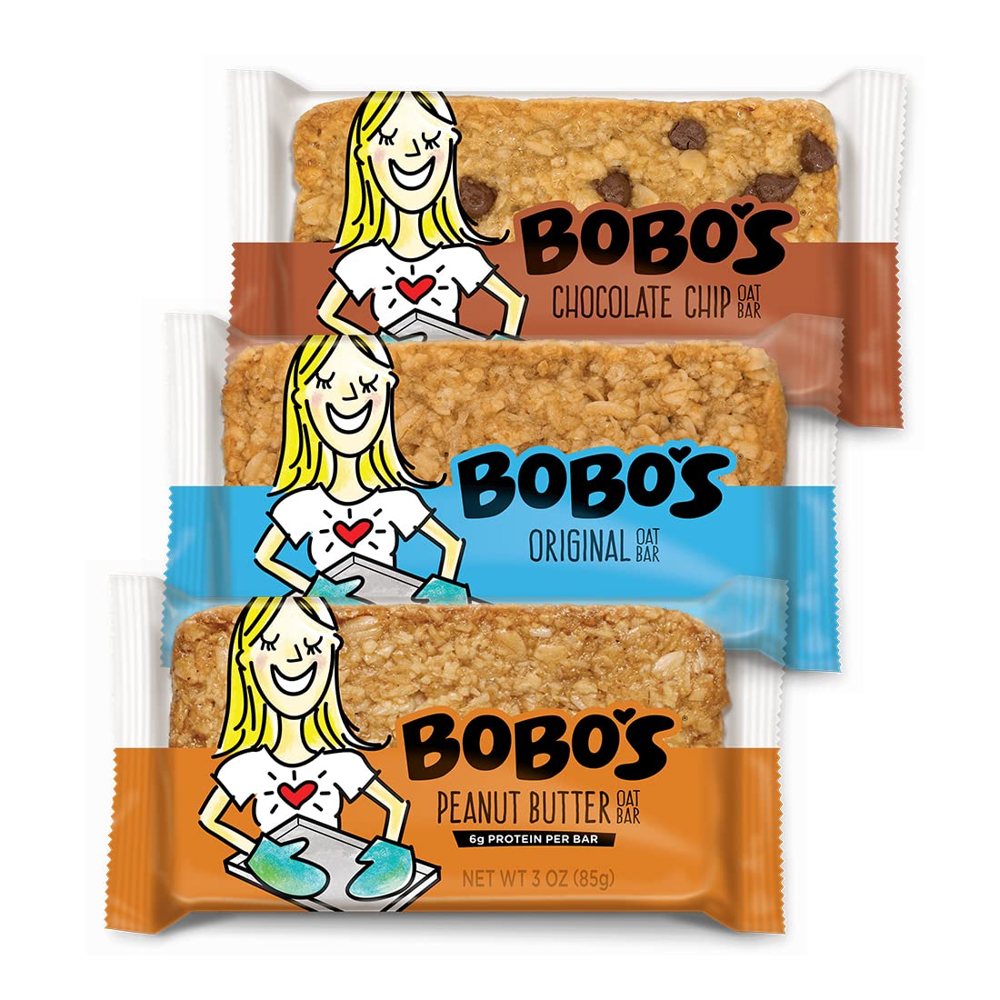 Bobo's Lactation Oat Bars chocolate chip bar for on-the-go snacking