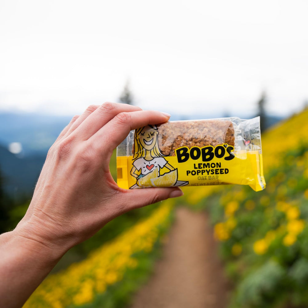 Bobos Oat Bar Sampler non-GMO focus signals wholesome ingredients for daily fueling