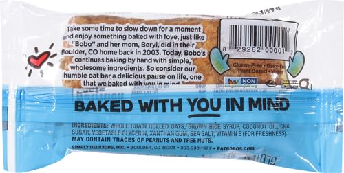 Bobos Oat Bars Original with coffee, perfect quick fuel