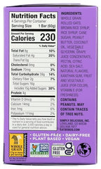 Bobo's Oat Bars PB&J Grape close-up highlights chewy oats and jam-filled center.