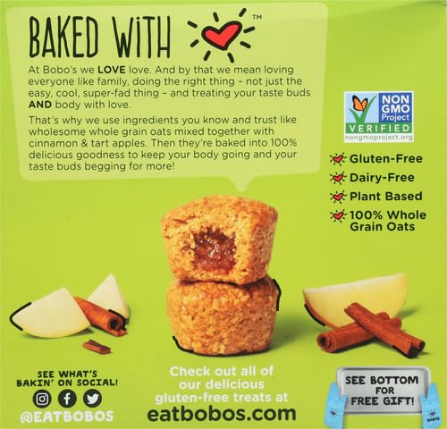 Bobo's Oat Bites Apple Pie Stuffed gluten-free icon displayed.