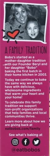 Plate with Bobo's Oat Bites bars ready to serve as a snack.