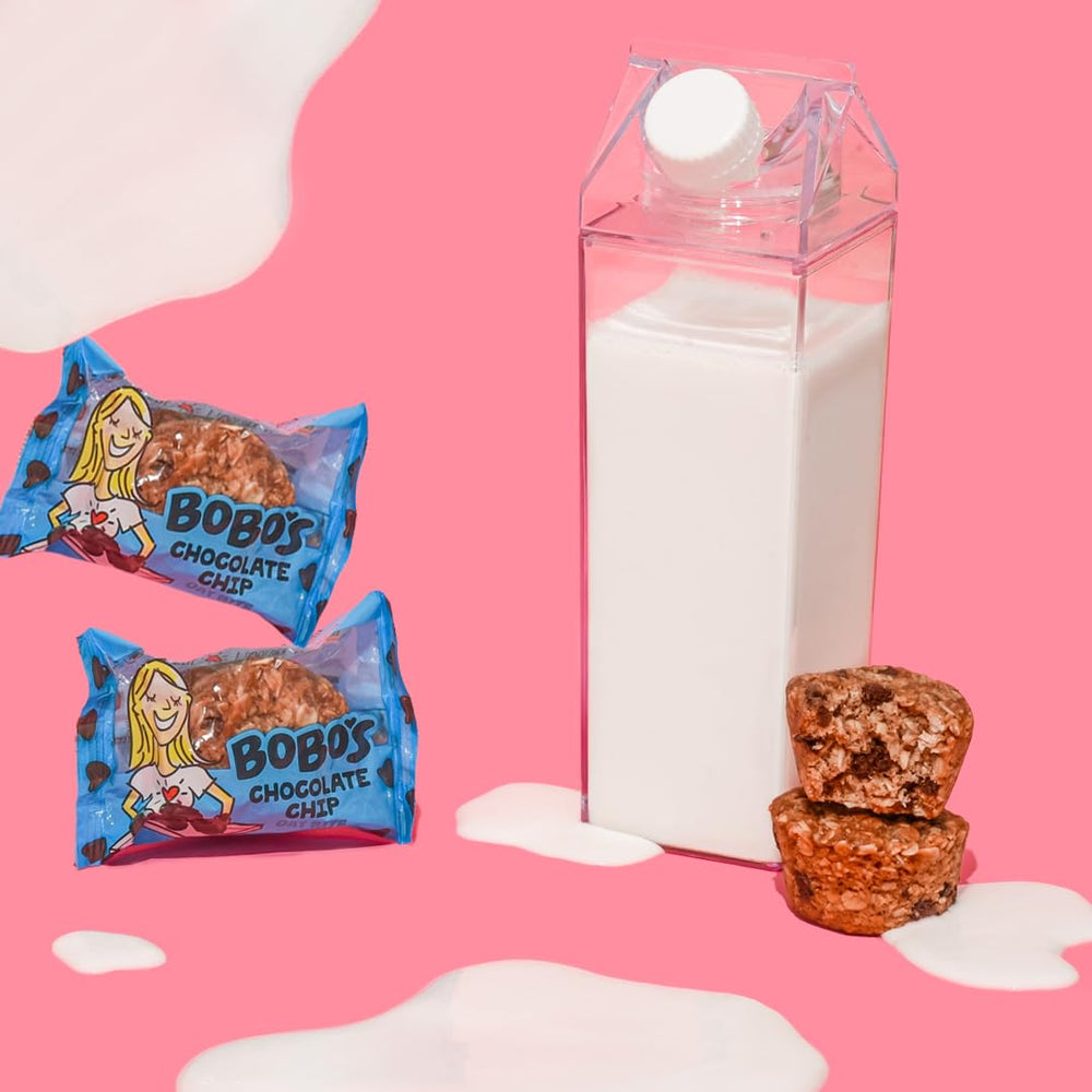 Bobo's oat bites during road trips, mess-free, portable snacking.