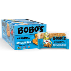 Bobo's Original Oat Bars with non-GMO ingredients highlighting simple eating