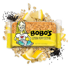 Bobo's Whole Grain Oats Bite highlights hearty oats in a soft bite