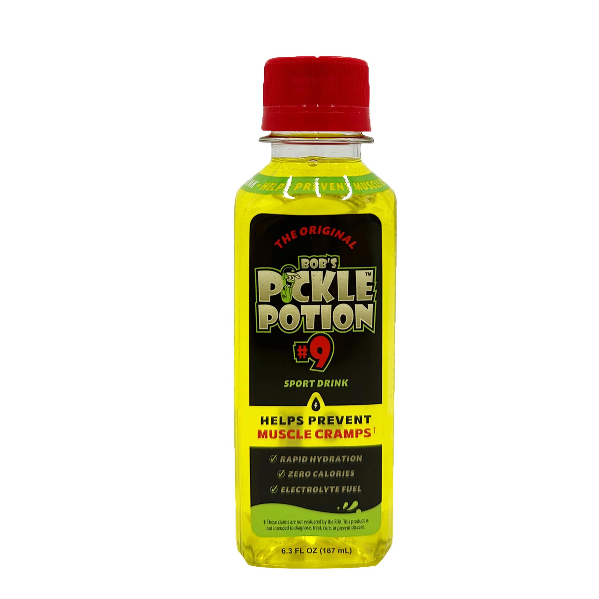 Bob's Pickle Potion #9 on-the-go packaging supports quick electrolyte hydration.