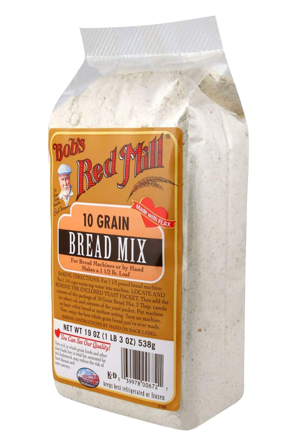 Bob's Red Mill 10-Grain Bread Mix dough prep, versatile for sandwiches and toast.