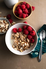Bob's Red Mill 5 Grain Cereal dry ingredients closeup highlighting wholesome grains