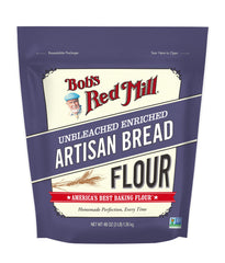 Bob's Red Mill Artisan Bread Flour baguette dough for chewy crusts