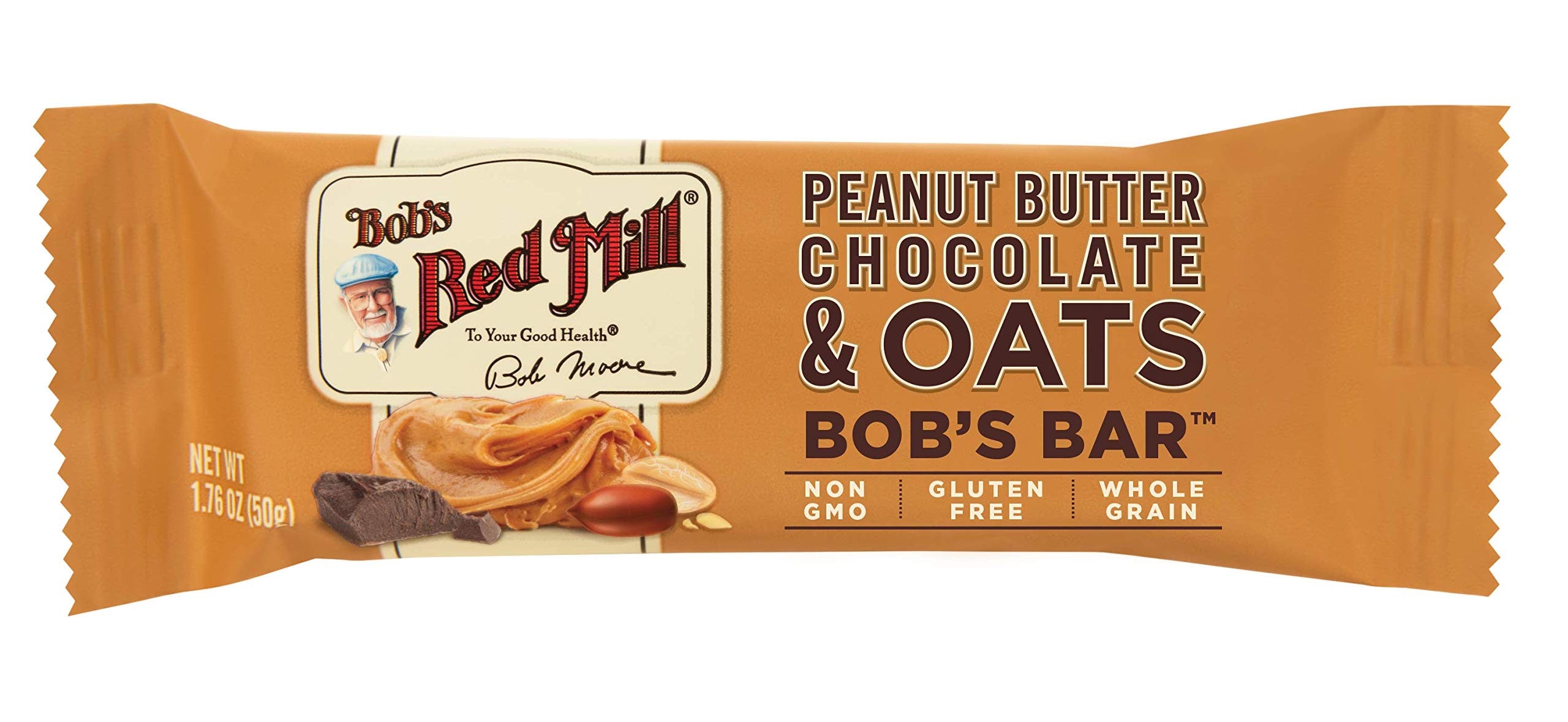 Bob's Red Mill bar on-the-go snack ready to grab